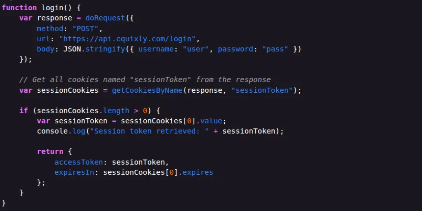 Equixly's Custom Script cookies function