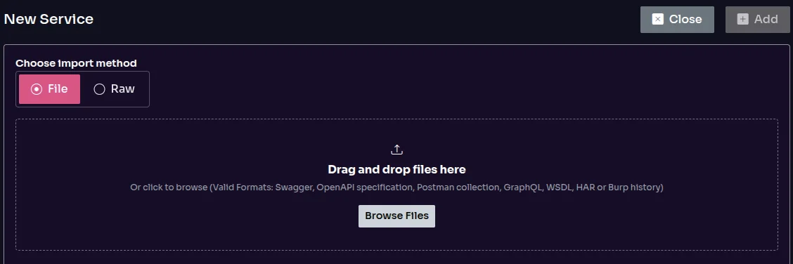 A Burp history import option